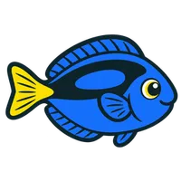 Illustration of a Blue Tang
