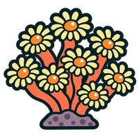 Illustration of a Goniopora (Flowerpot)