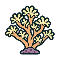 Illustration of a Kenya Tree Coral