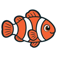 Illustration of a Ocellaris Clownfish
