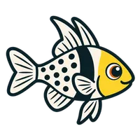 Illustration of a Pajama Cardinalfish