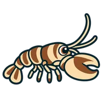 Illustration of a Tiger Pistol Shrimp