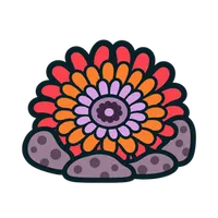 Illustration of a Rock Flower Anemone