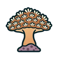 Illustration of a Toadstool Leather Coral